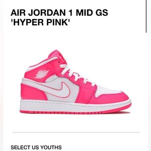 Hyper pink Jordan’s